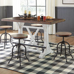 Ashley Furniture - VALEBECK COUNTER TABLE - Light Brown Wood - Tables - Additional View 1