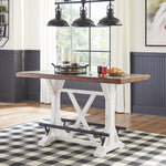 Ashley Furniture - VALEBECK COUNTER TABLE - Light Brown Wood - Tables - Additional View 2