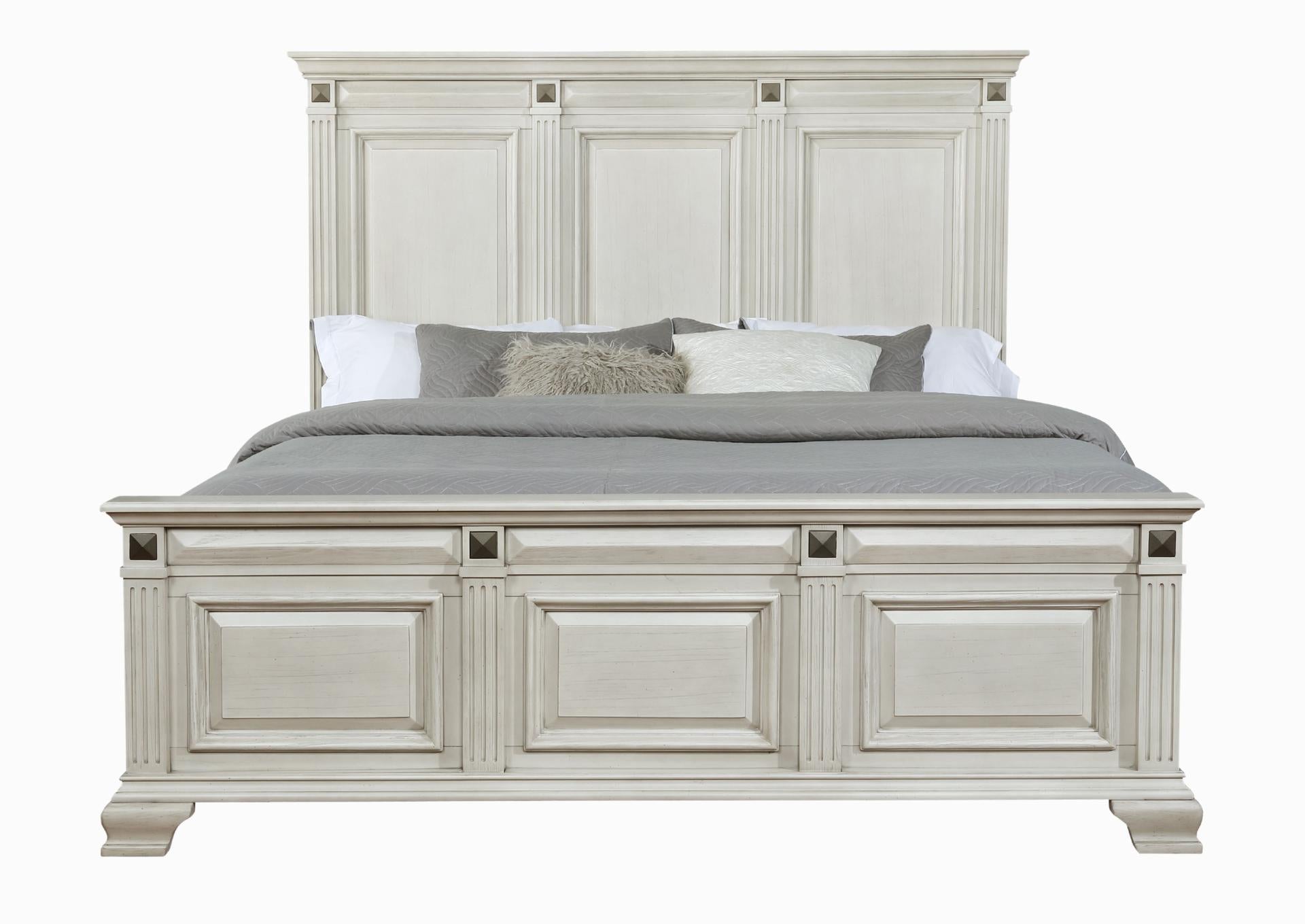 Halifax King Bed - White
