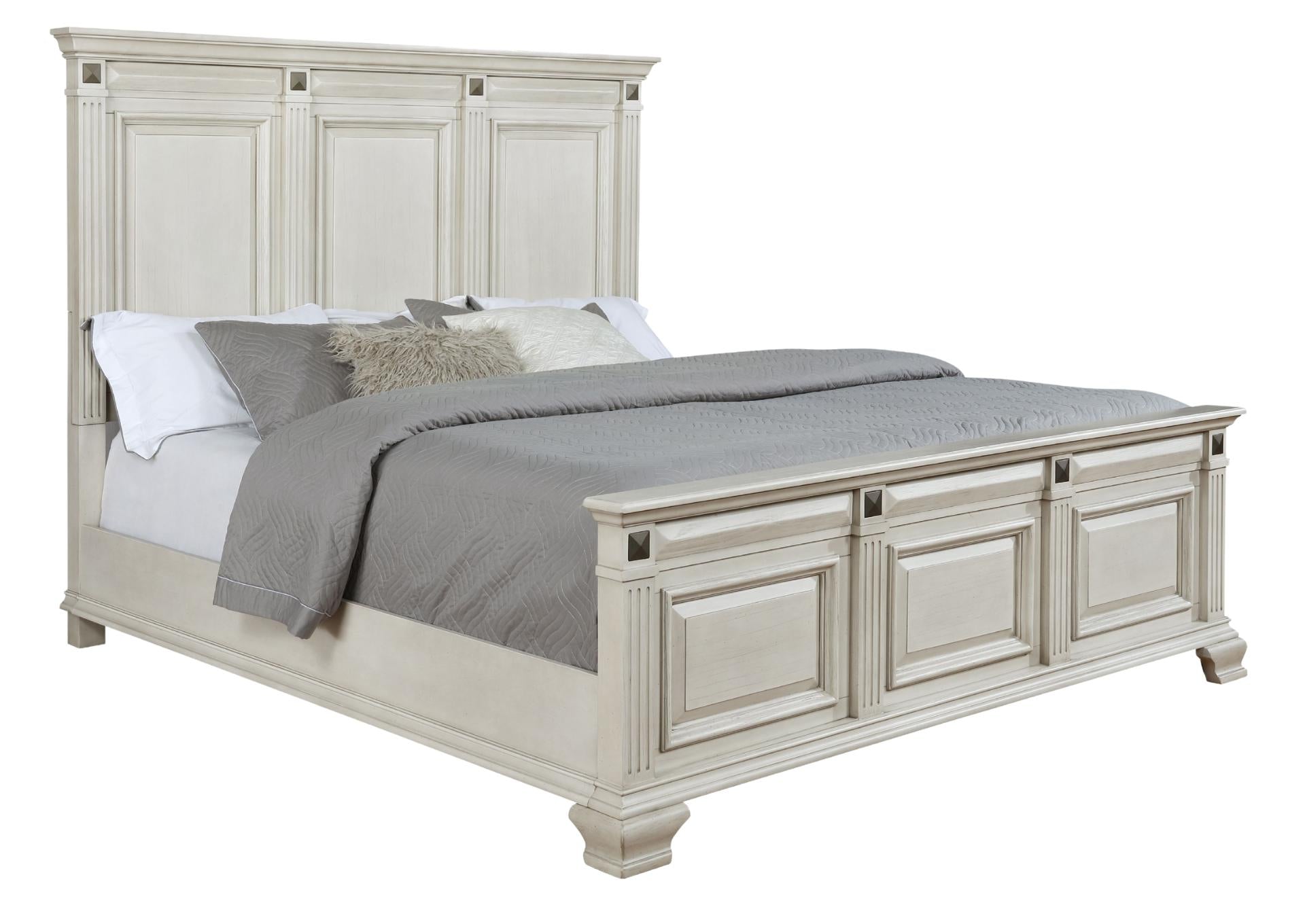 Halifax King Bed - White - Additional View 1