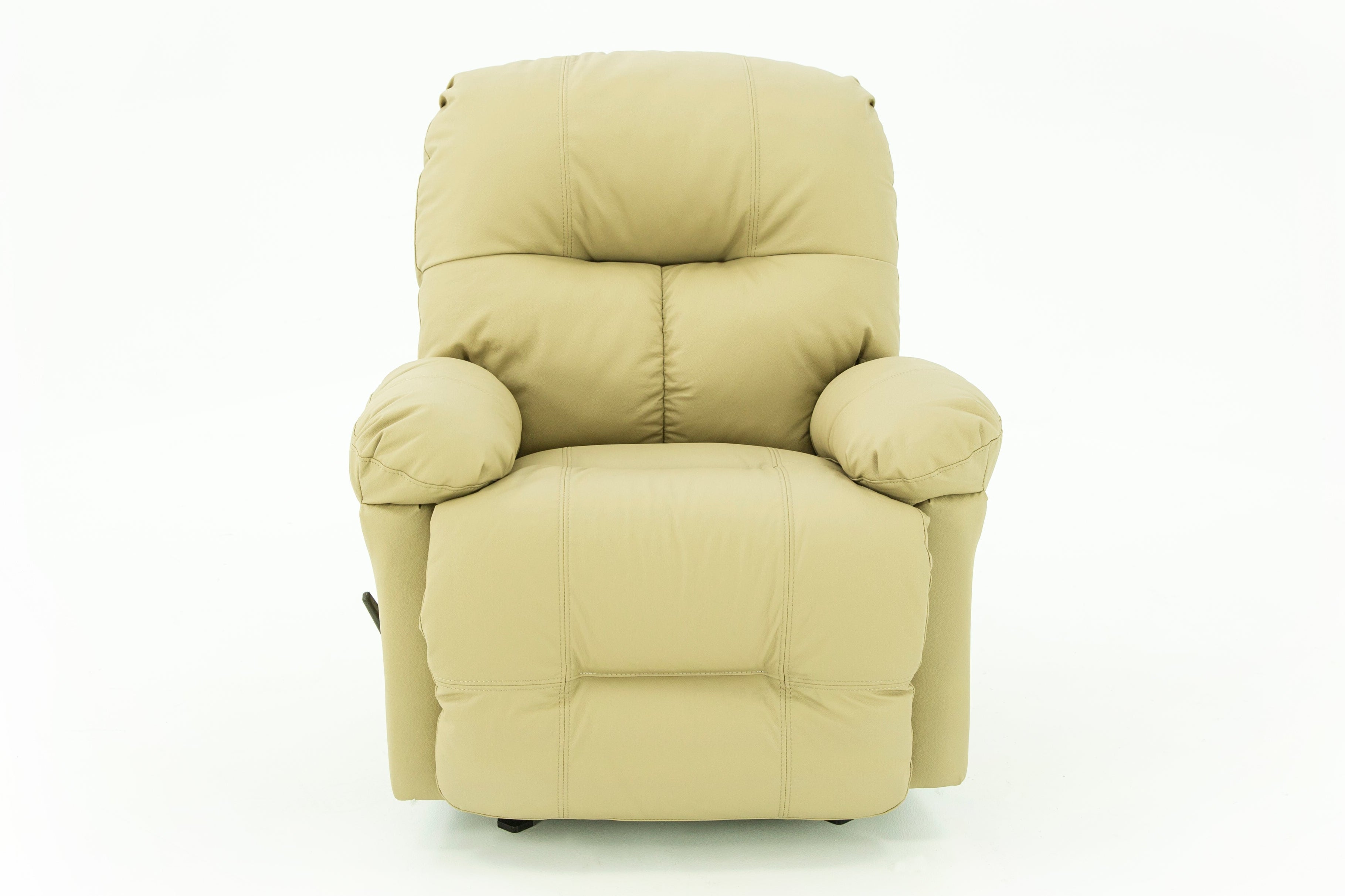 Wanderer Leather Rocker Recliner - Mushroom