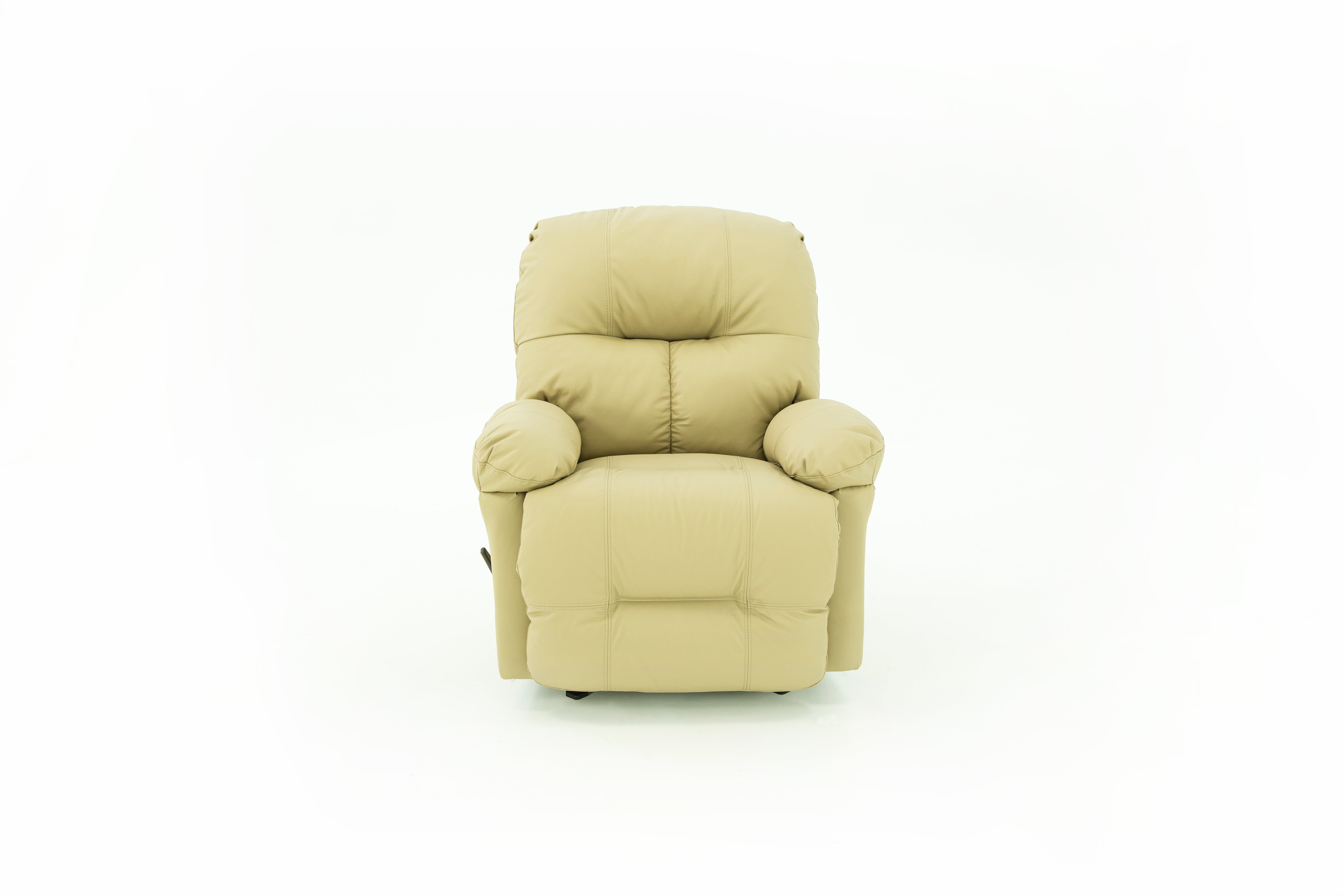 Wanderer Leather Rocker Recliner - Mushroom