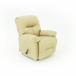 Wanderer Leather Rocker Recliner - Mushroom - Additional View 1