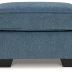 Ashley Furniture - CASHTON BLUE OTTOMAN - Fabric - Ottomans - Additional View 2