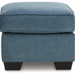 Ashley Furniture - CASHTON BLUE OTTOMAN - Fabric - Ottomans - Additional View 3