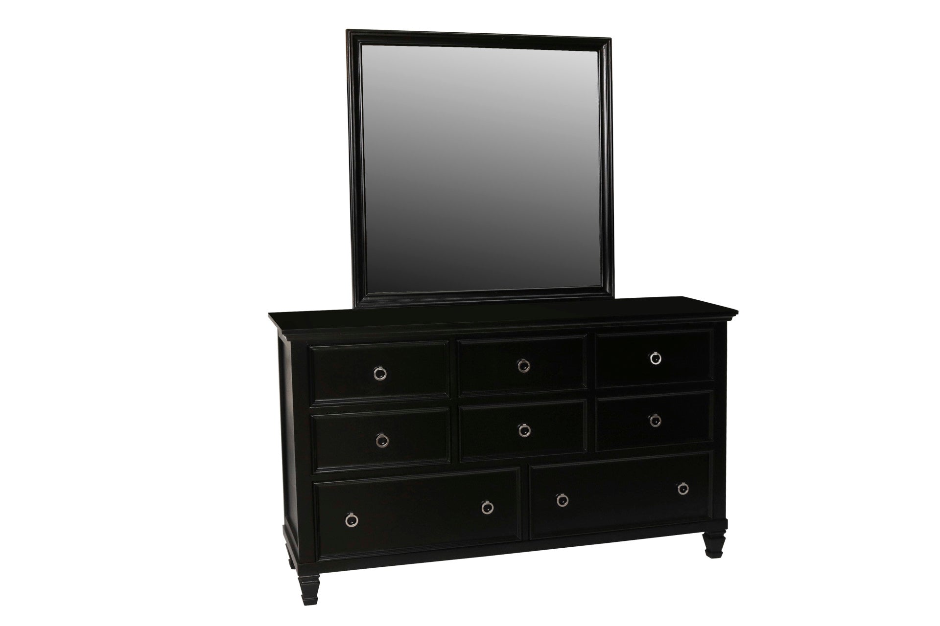 New Classic - Tamarack Dresser - Black - Wood - Dresser & Mirror