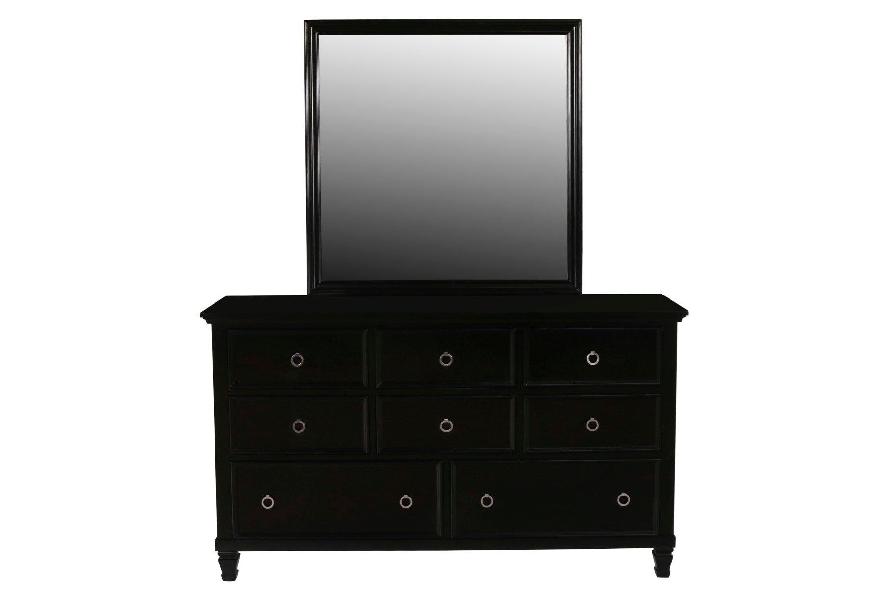 New Classic - Tamarack Dresser - Black - Wood - Dresser & Mirror - Additional View 1