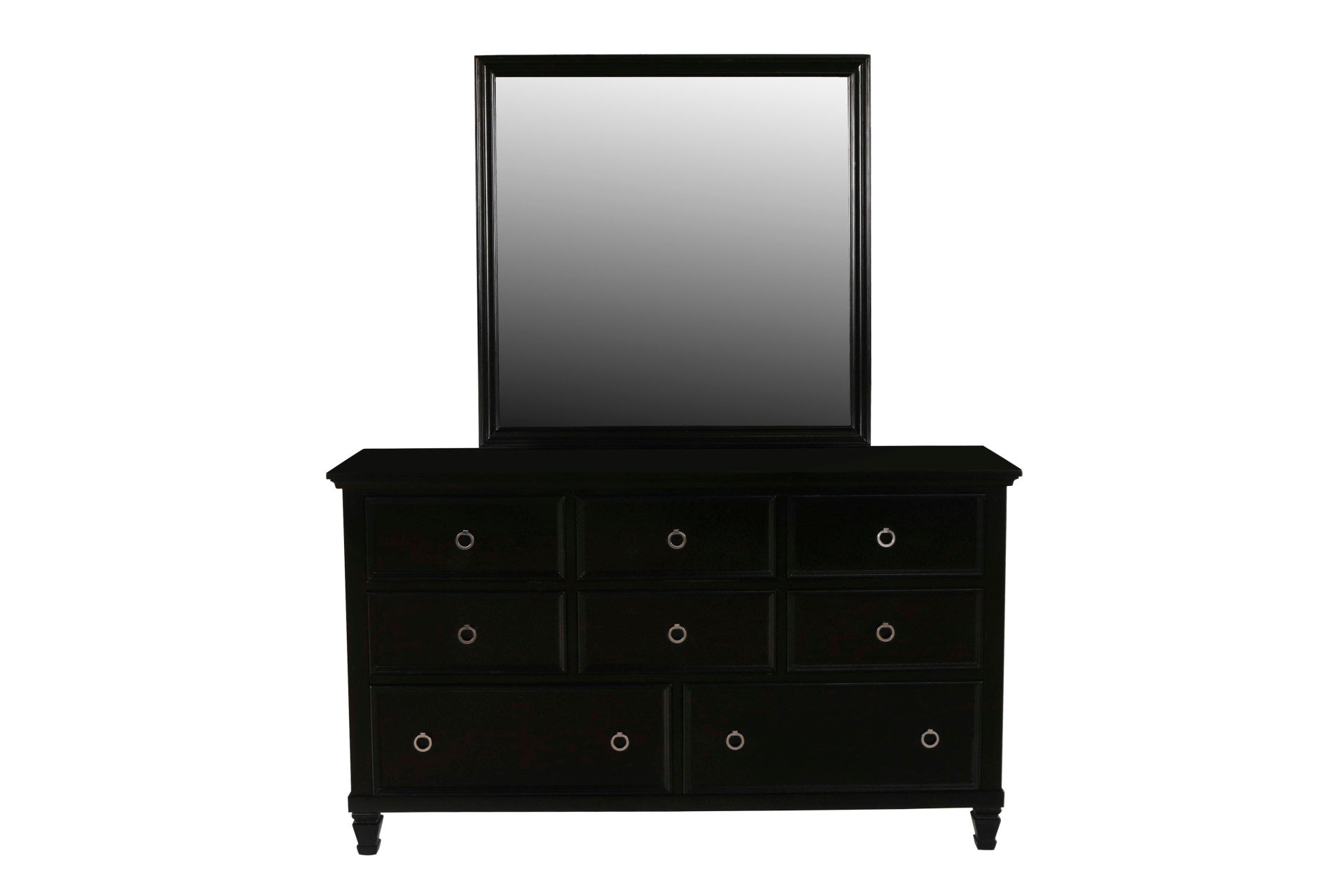 New Classic - Tamarack Dresser - Black - Wood - Dresser & Mirror - Additional View 1