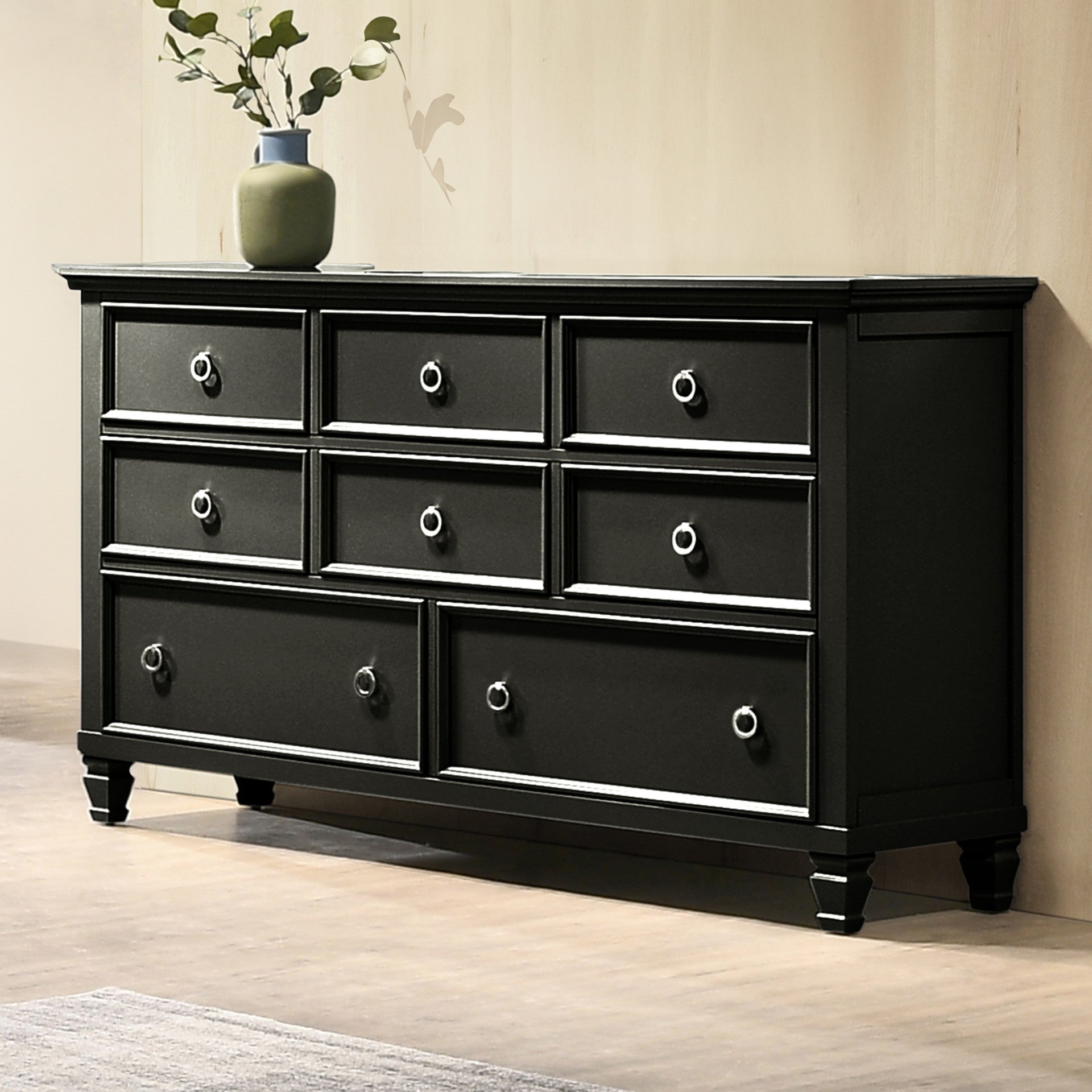 New Classic - Tamarack Dresser - Black - Wood - Dresser & Mirror - Additional View 4