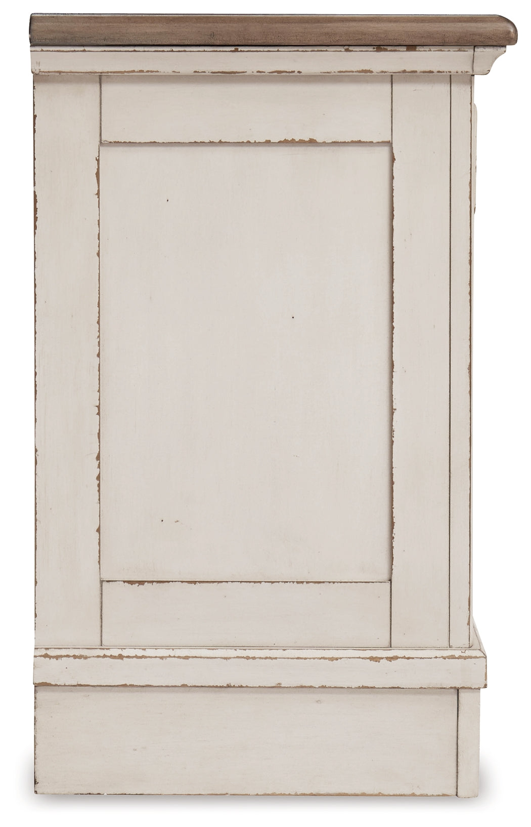 Ashley Furniture - Realyn Three Drawer Night Stand - White Wood - Nightstands - Additional View 4