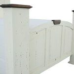 Mansion Queen Bed - Aged White - Additional View 4