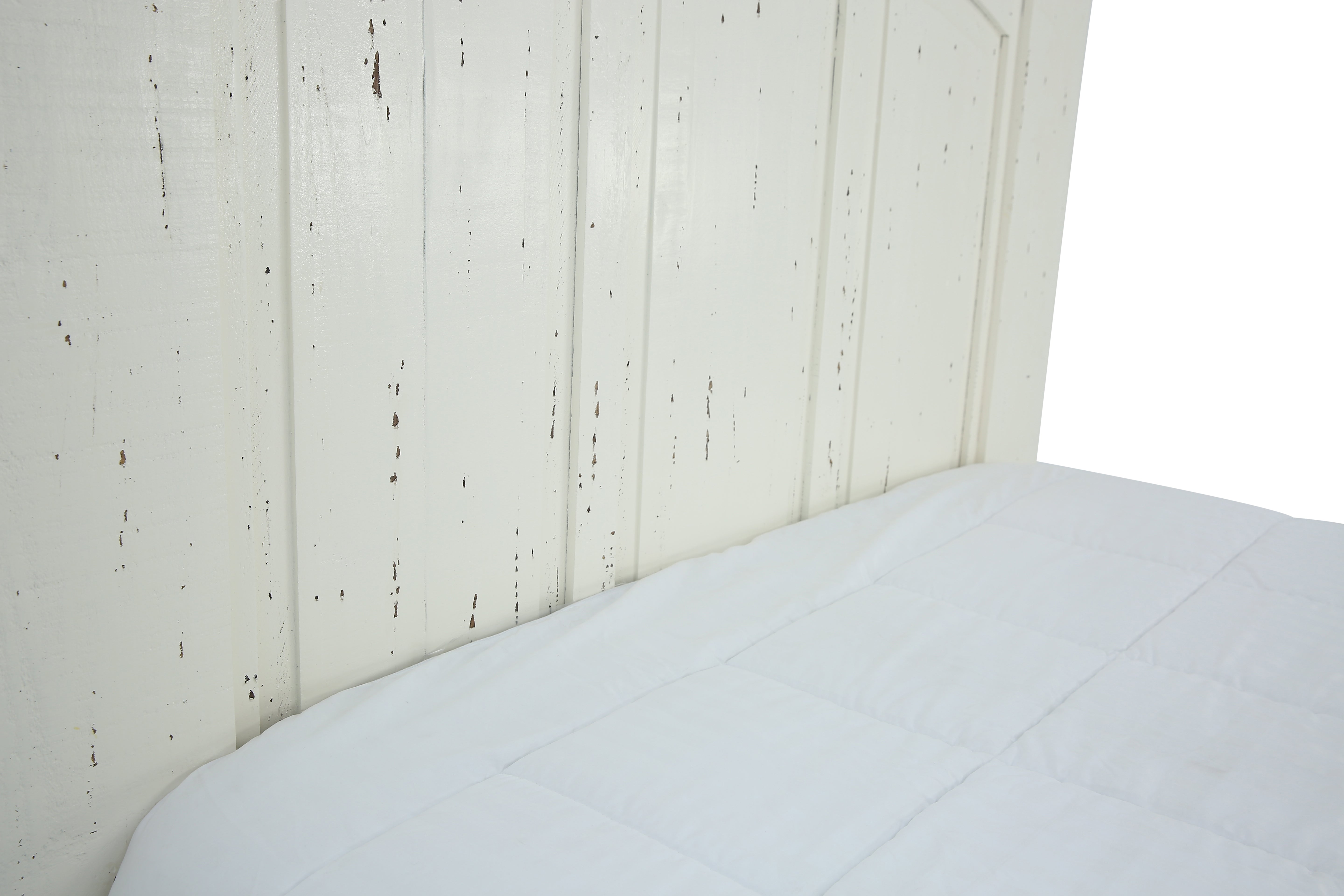 Mansion Queen Bed - Aged White - Additional View 5