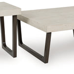 Ashley Furniture - WESTENFORT 2 PACK OCCASIONAL TABLES - Gray Wood - Tables