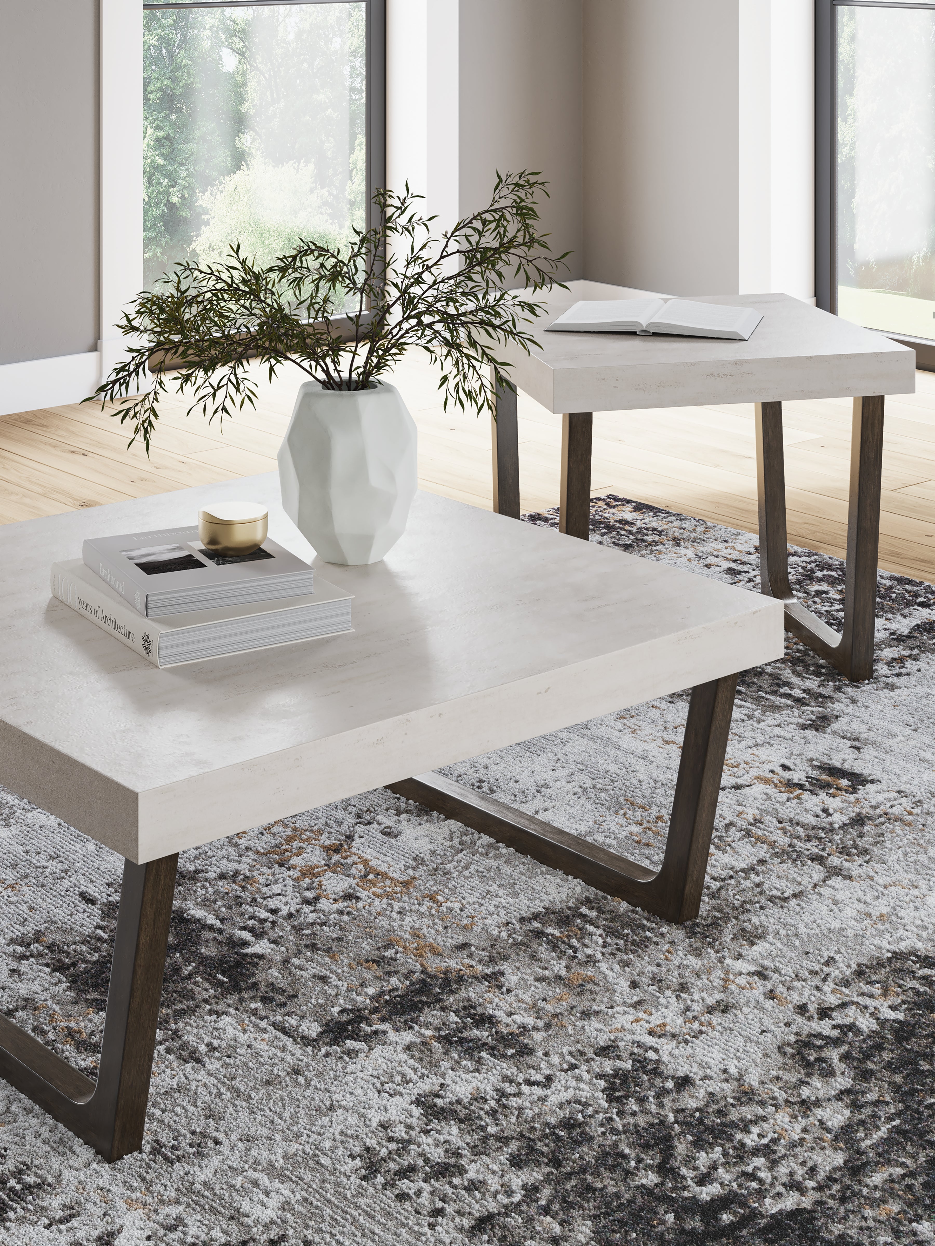 Ashley Furniture - WESTENFORT 2 PACK OCCASIONAL TABLES - Gray Wood - Tables - Additional View 12
