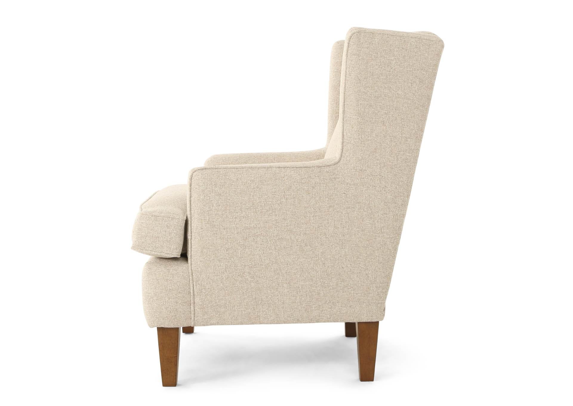 Sterling Modern Wingback Chair - Buff - Additional View 4