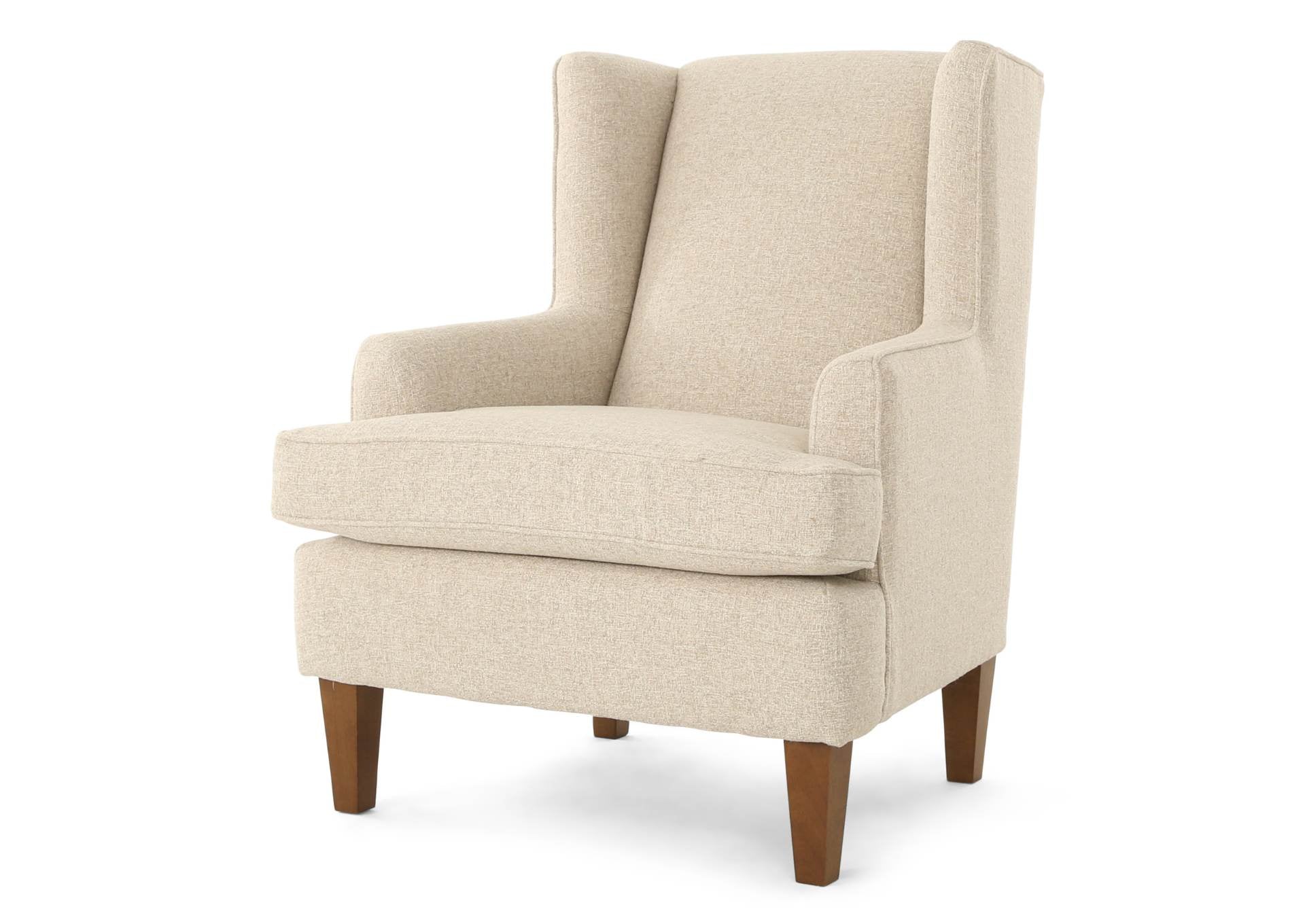 Sterling Modern Wingback Chair - Buff - Additional View 5