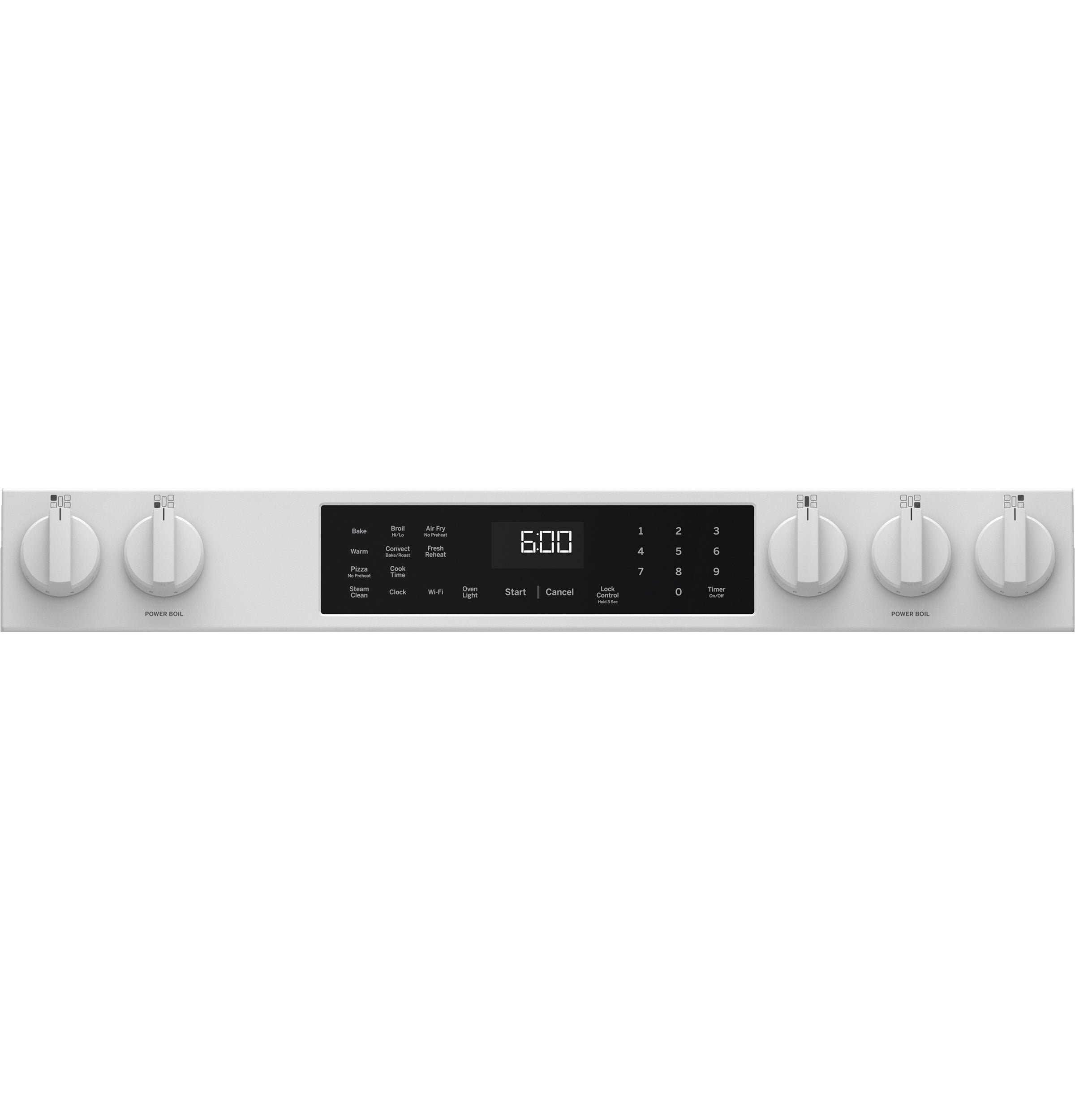 GE 30" Slide-In Front-Control Convection Gas Range With No Preheat Air Fry And Easywash Oven Tray - White - Ranges - Additional View 4