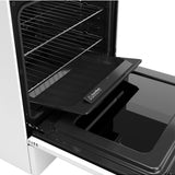 GE 30" Slide-In Front-Control Convection Gas Range With No Preheat Air Fry And Easywash Oven Tray - White - Ranges - Additional View 7