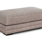 DUVALL GREIGE OTTOMAN - Additional View 1