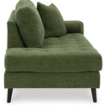 Ashley Furniture - Bixler Raf Chaise - Olive - Green Fabric - Chaises - Additional View 3