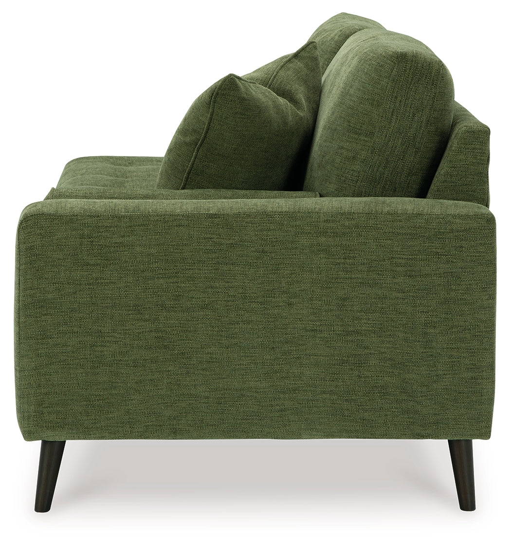 Ashley Furniture - Bixler Raf Chaise - Olive - Green Fabric - Chaises - Additional View 5