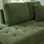 Ashley Furniture - Bixler Raf Chaise - Olive - Green Fabric - Chaises - Additional View 6