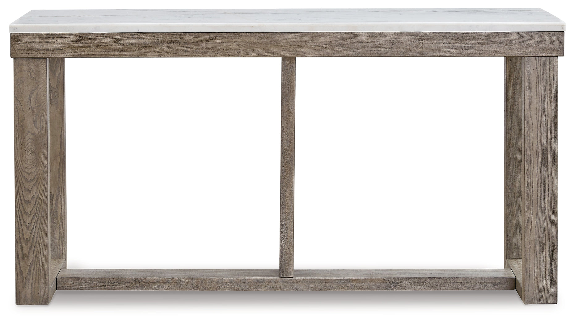 Ashley Furniture - LOYASKA SOFA TABLE - Dark Brown Marble/Stone - Tables - Additional View 2