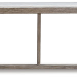 Ashley Furniture - LOYASKA SOFA TABLE - Dark Brown Marble/Stone - Tables - Additional View 2