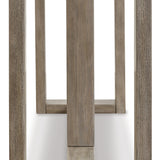 Ashley Furniture - LOYASKA SOFA TABLE - Dark Brown Marble/Stone - Tables - Additional View 3