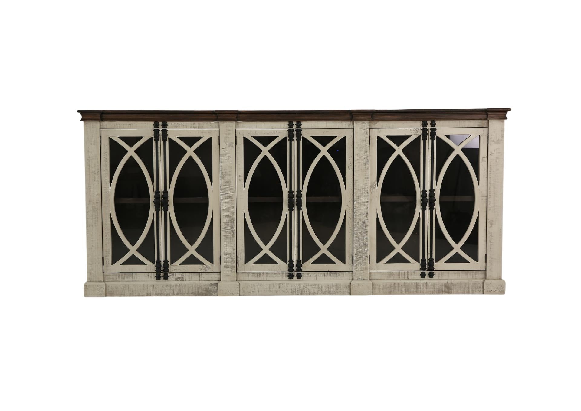 Pescara Console - Old White/Tobaco