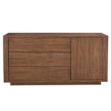 Steve Silver Furniture - GARLAND SERVER - Dark Brown Wood - Servers