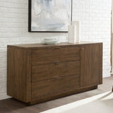 Steve Silver Furniture - GARLAND SERVER - Dark Brown Wood - Servers - Additional View 2