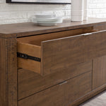 Steve Silver Furniture - GARLAND SERVER - Dark Brown Wood - Servers - Additional View 3