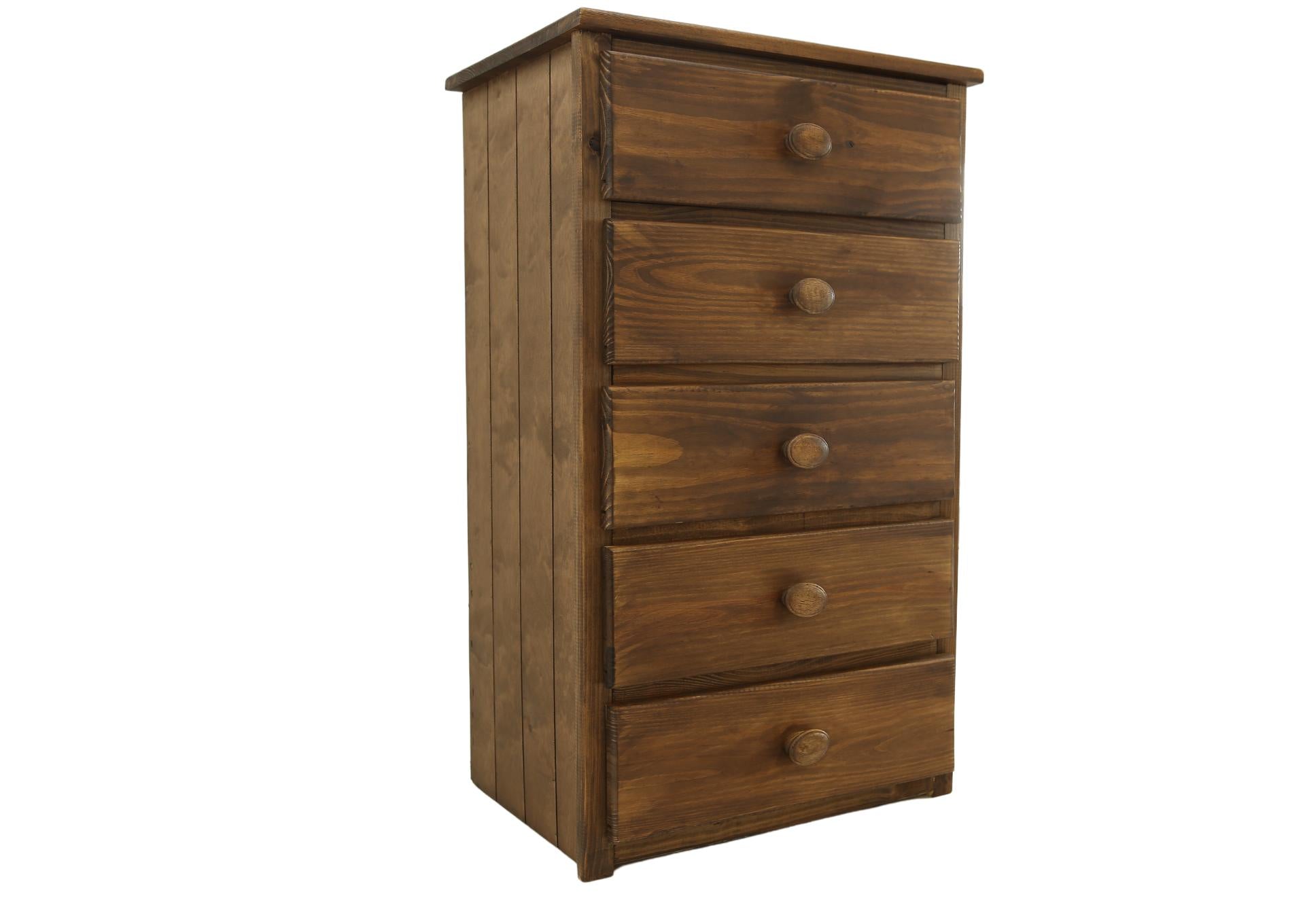 DIEGO CHESTNUT 5 DRAWER CHEST - Additional View 1