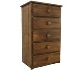 DIEGO CHESTNUT 5 DRAWER CHEST - Additional View 1