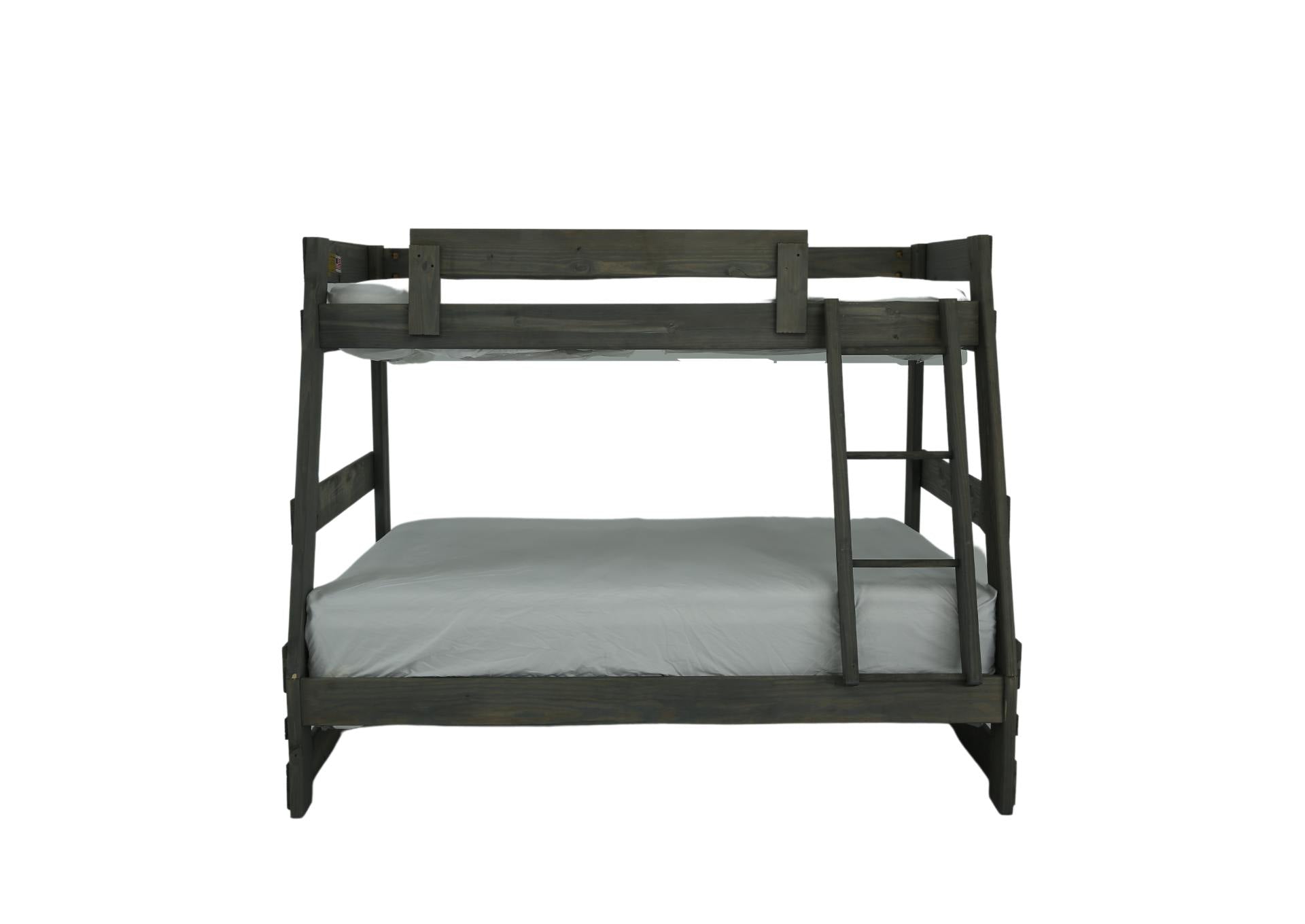 SAWYER DRIFTWOOD TWIN OVER FULL BUNKBED WITH BUNKIE BOARDS