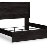 Ashley Furniture - Belachime King Panel Bed - Black - Wood - Beds - Additional View 2