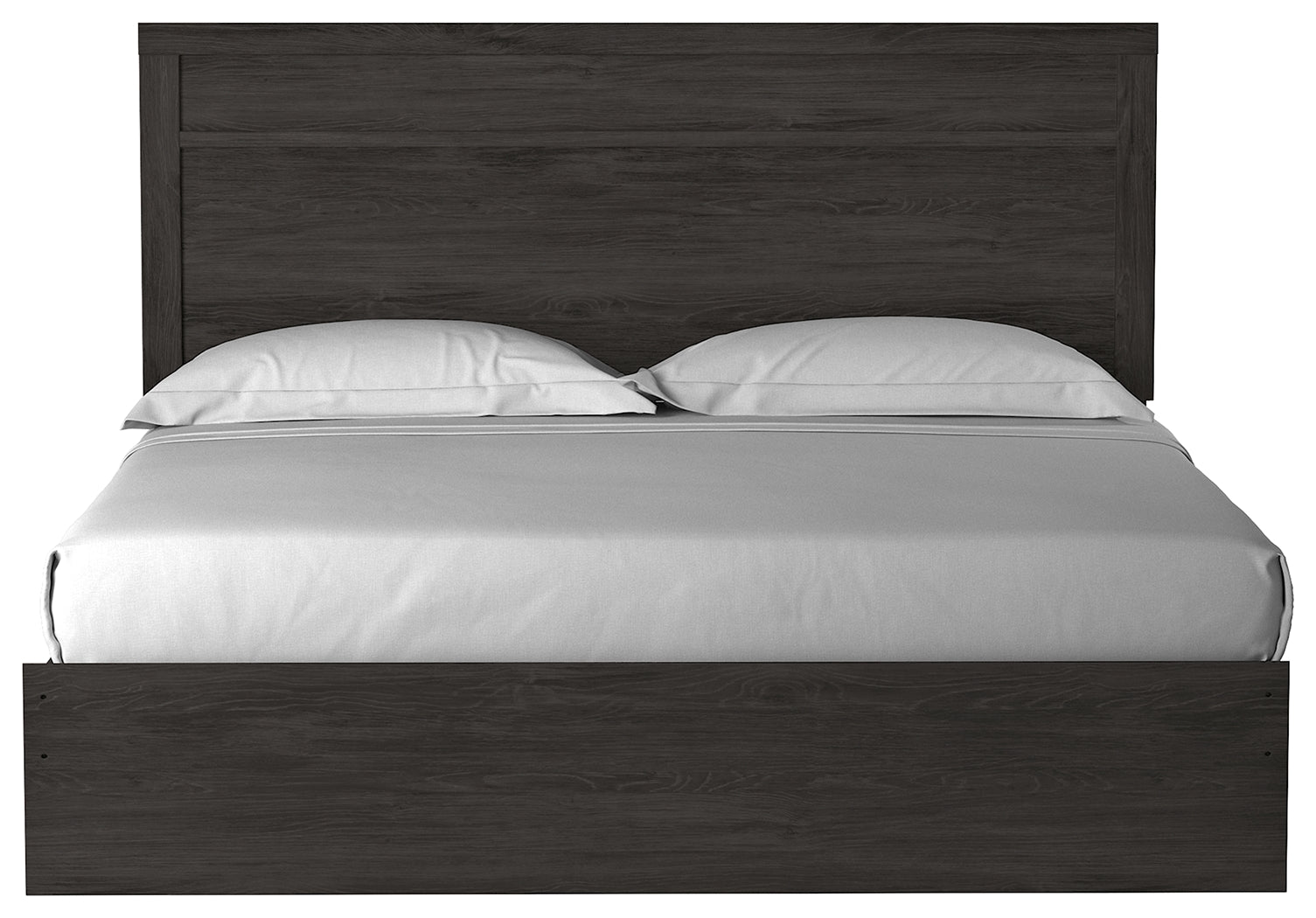 Ashley Furniture - Belachime King Panel Bed - Black - Wood - Beds - Additional View 3