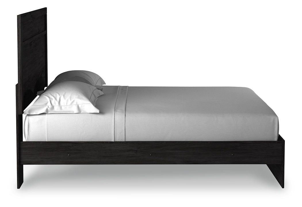 Ashley Furniture - Belachime King Panel Bed - Black - Wood - Beds - Additional View 5