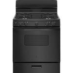 GE BLACK FREE-STANDING GAS RANGE - Ranges