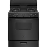 GE BLACK FREE-STANDING GAS RANGE - Ranges