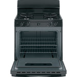 GE BLACK FREE-STANDING GAS RANGE - Ranges - Additional View 2