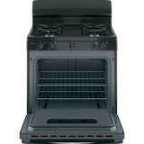 GE BLACK FREE-STANDING GAS RANGE - Ranges - Additional View 2
