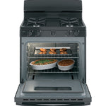 GE BLACK FREE-STANDING GAS RANGE - Ranges - Additional View 4