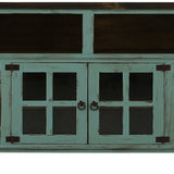 Lawman 72" Media Console - Turquoise