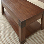 Steve Silver Furniture - ARUSHA COCKTAIL TABLE - Dark Brown Wood - Tables - Additional View 4