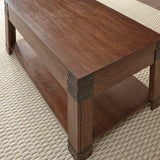 Steve Silver Furniture - ARUSHA COCKTAIL TABLE - Dark Brown Wood - Tables - Additional View 4
