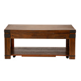 Steve Silver Furniture - ARUSHA COCKTAIL TABLE - Dark Brown Wood - Tables