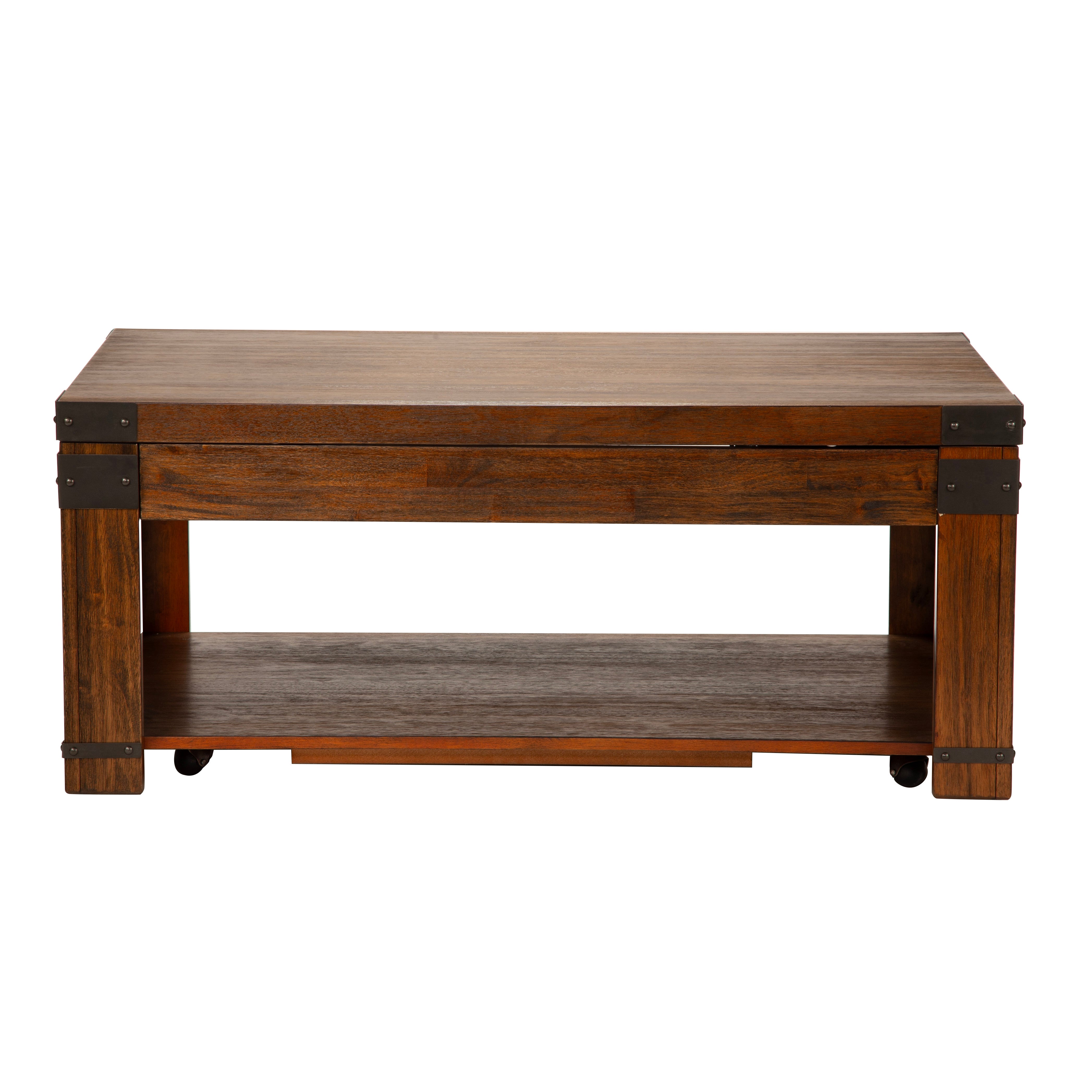 Steve Silver Furniture - ARUSHA COCKTAIL TABLE - Dark Brown Wood - Tables