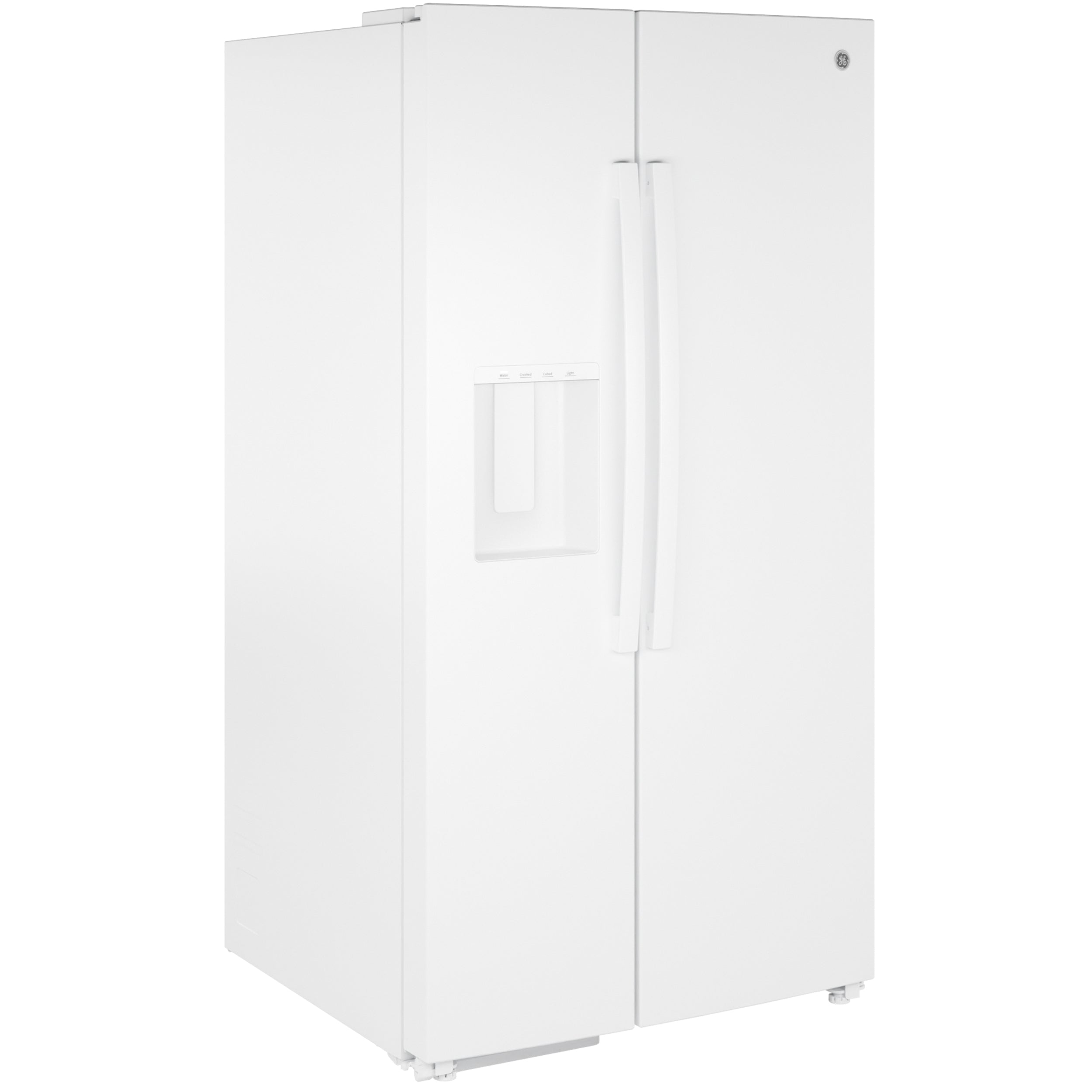 GE WHITE 28CU SIDE BY SIDE REFRIGERATOR WITH DISPENSER - Refrigerators - Additional View 31